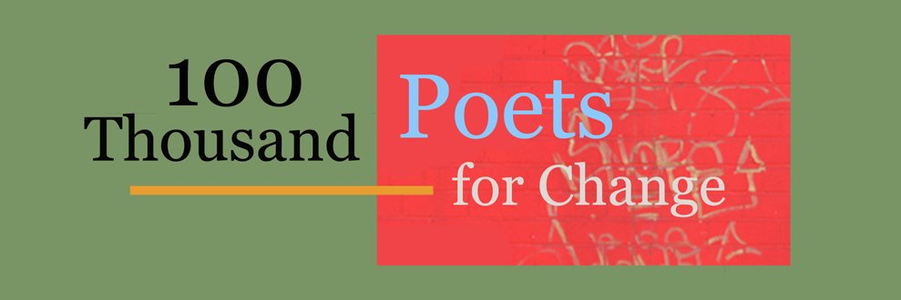100 Thousand Poets for Change banner