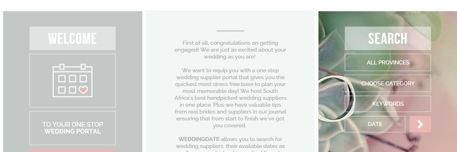 WeddingDate banner