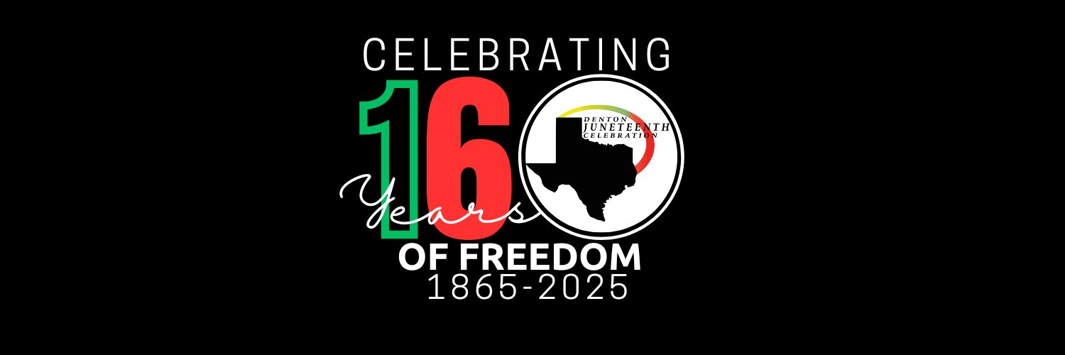 Denton Juneteenth banner