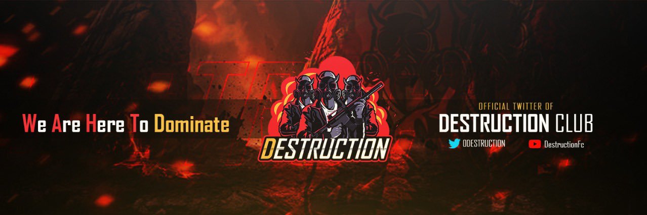 Destruction banner
