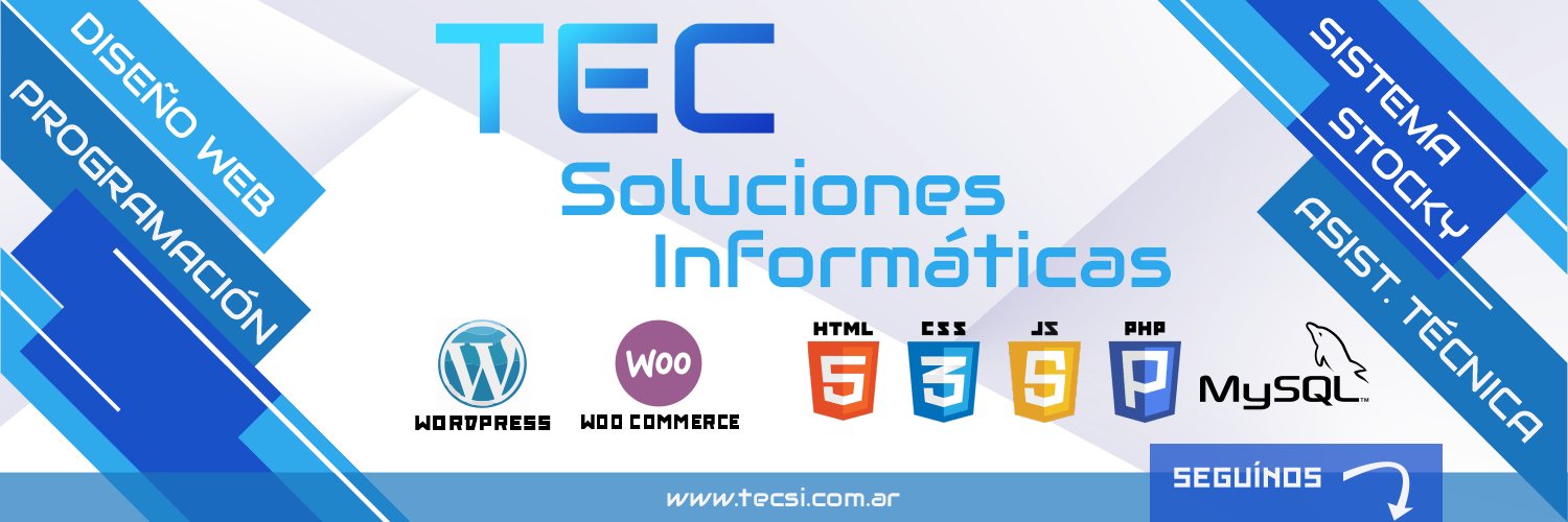 TEC soluciones informáticas banner