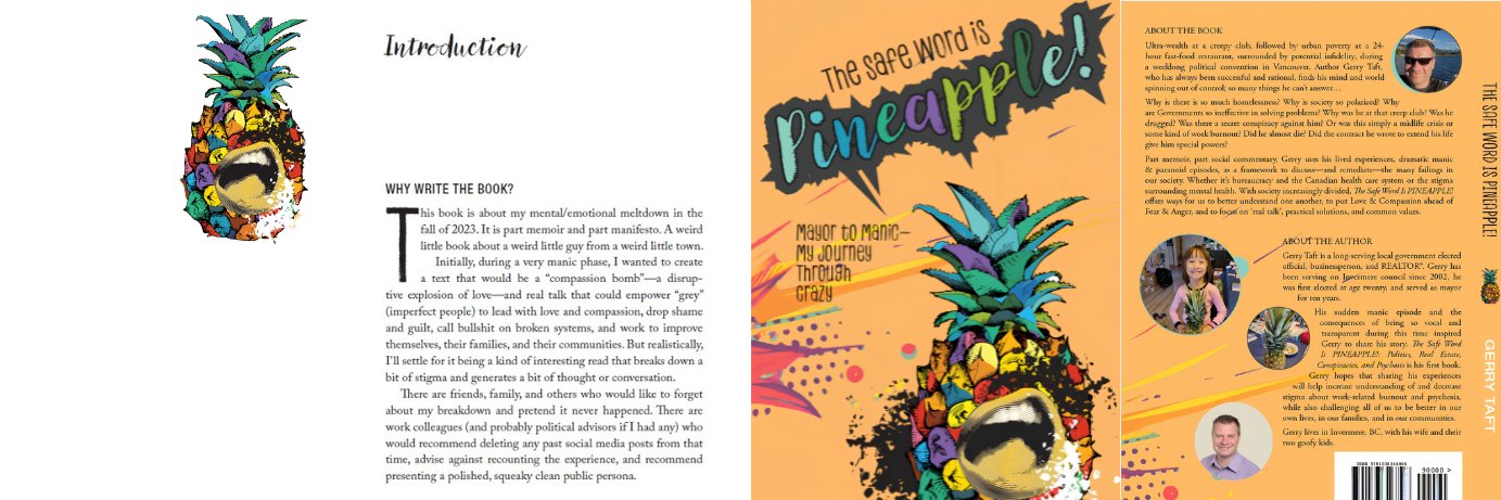 Gerry Taft ( author The Safe Word Is PINEAPPLE!) banner