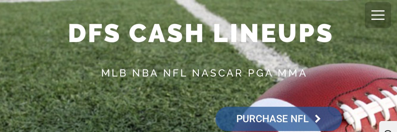 DFS Cash Lineups banner