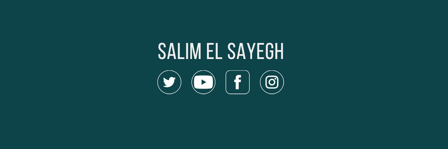Salim el Sayegh's banner