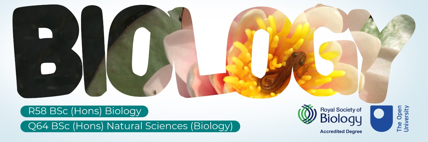 Biology at The Open University banner
