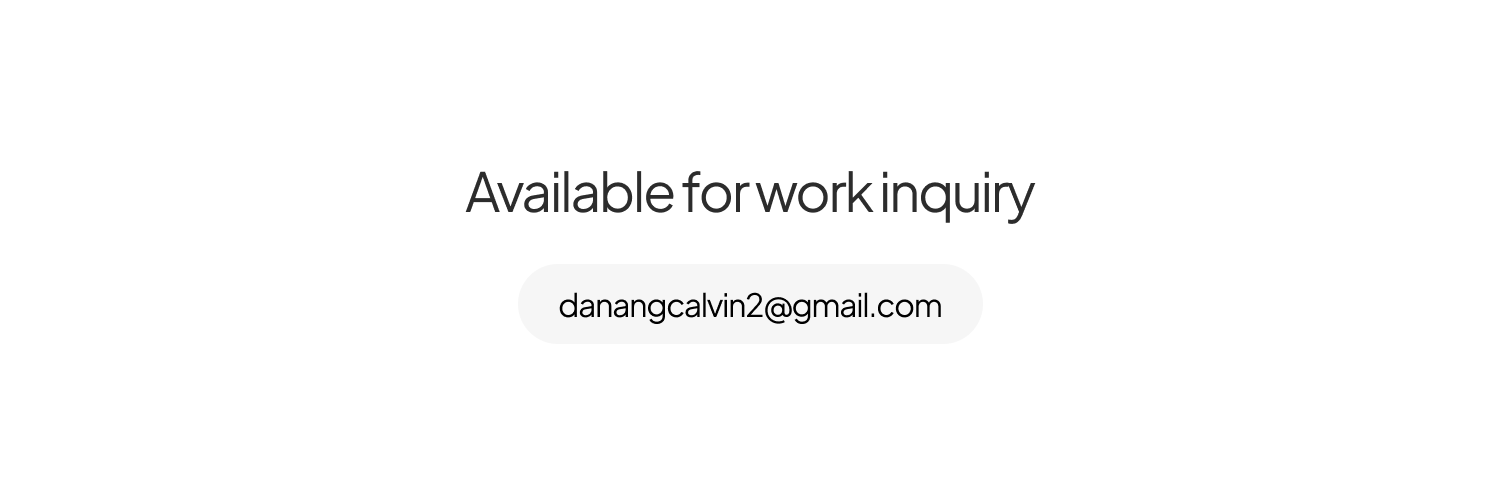 Danang Calvin banner