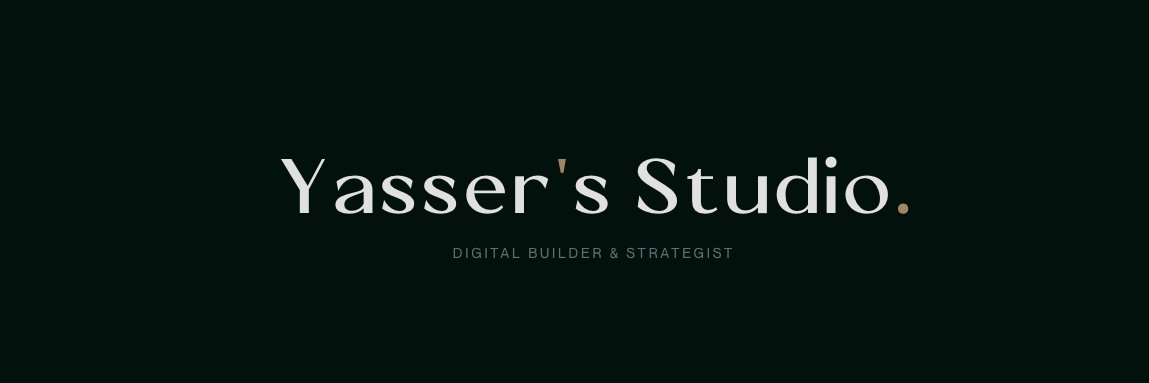 yassersstudio's profile banner image