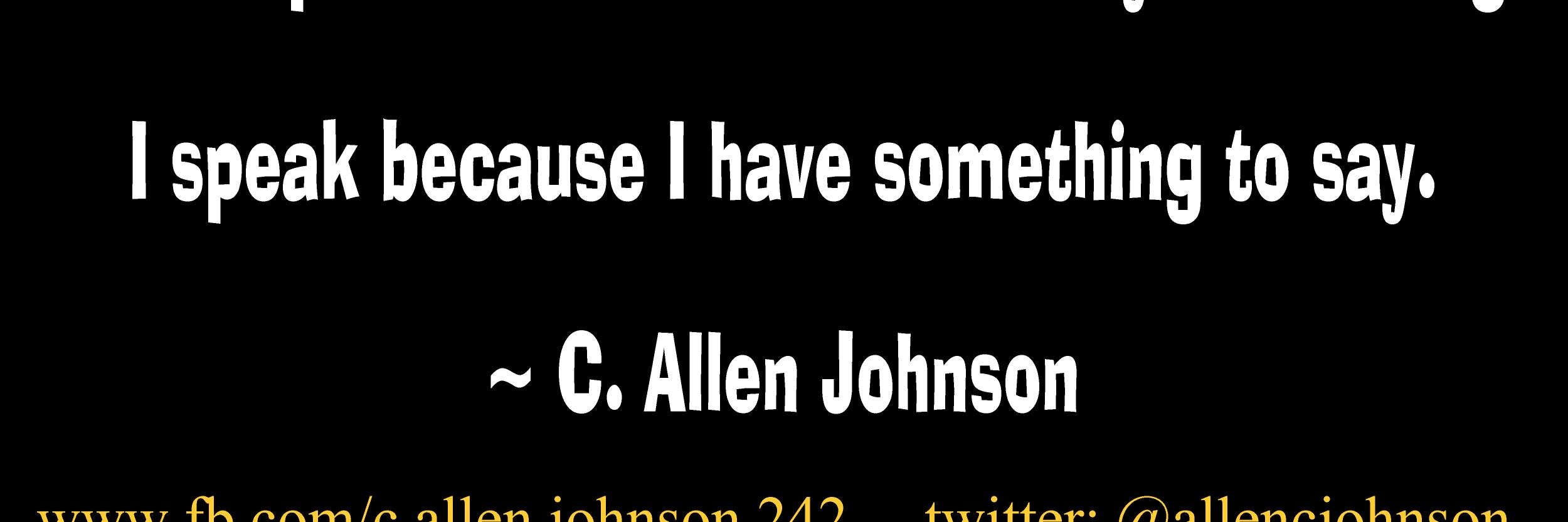 allencjohnson's profile banner image