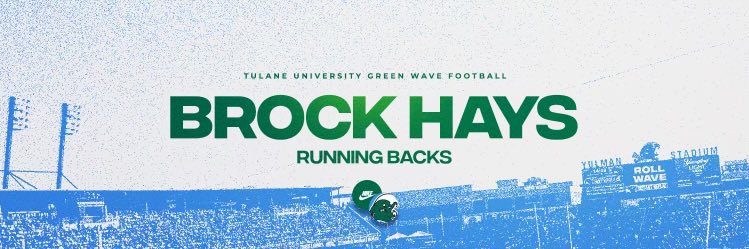 Coach Brock Hays's banner