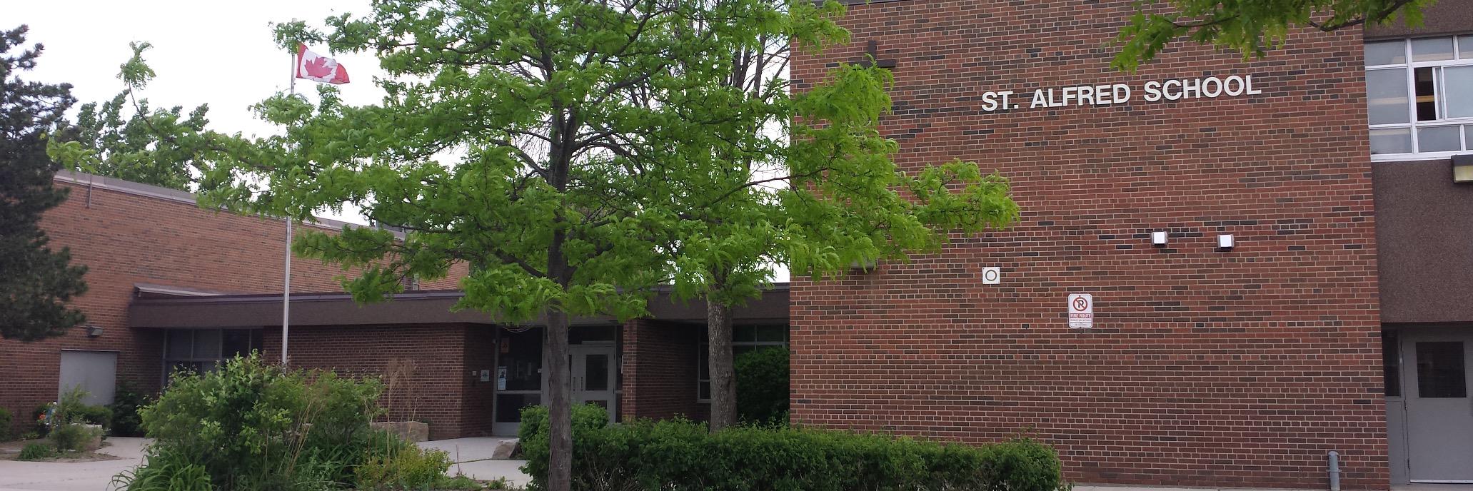 St. Alfred School banner