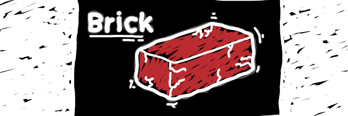 Brick banner