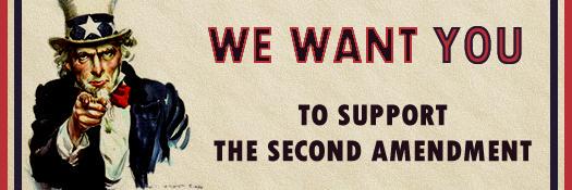The Second Amendment banner