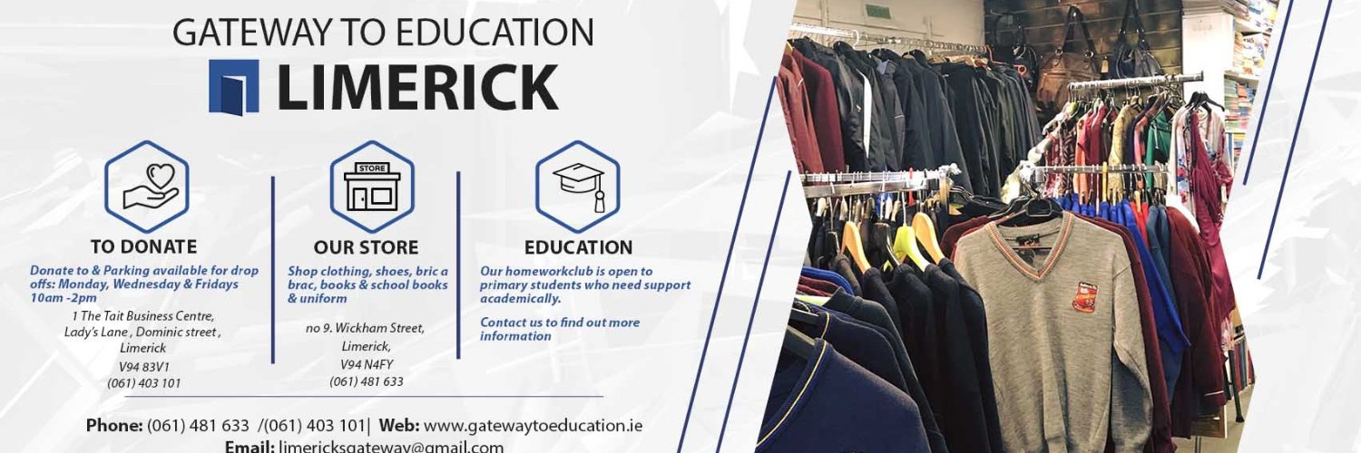 Gateway To Education - Limerick banner