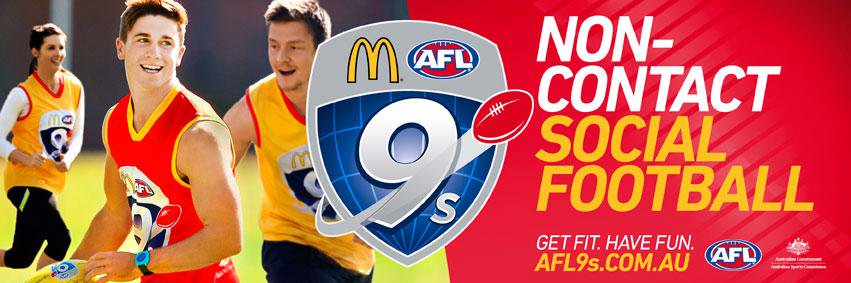 AFL 9s WA banner