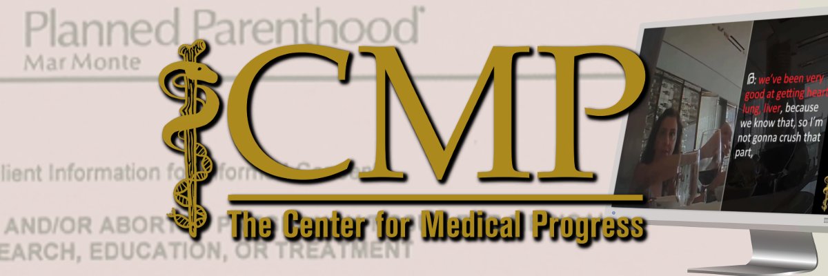 Center for Medical Progress banner