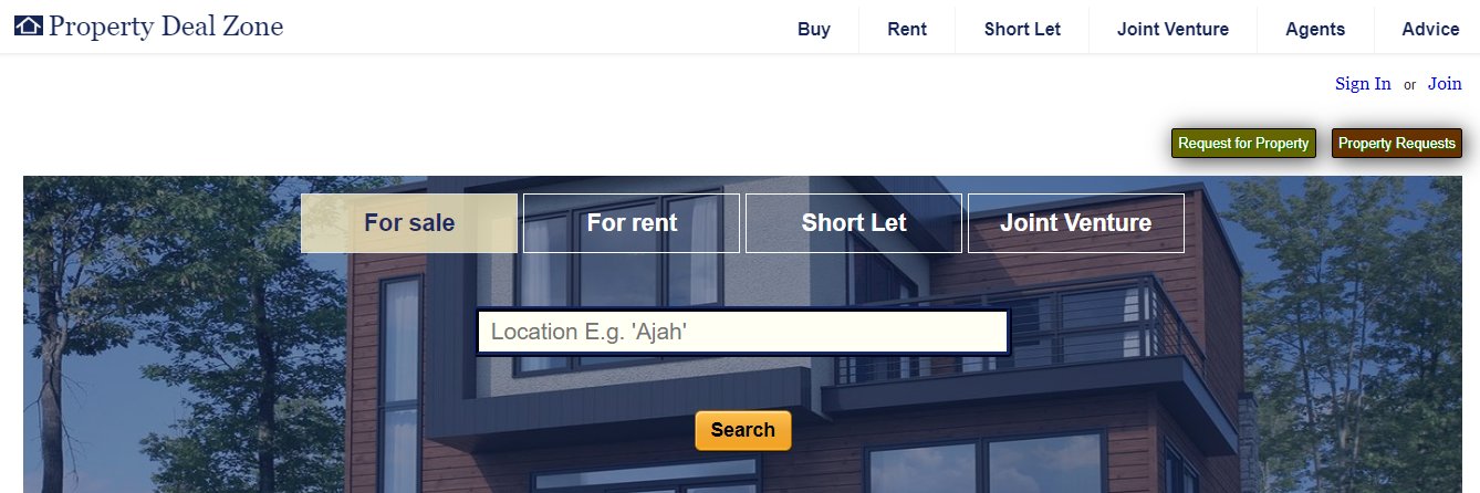 PropertyDealZon's profile banner image