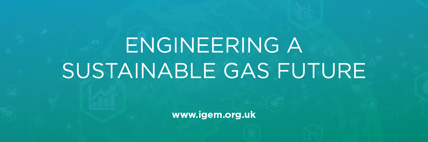 IGEM (Institution of Gas Engineers and Managers) banner