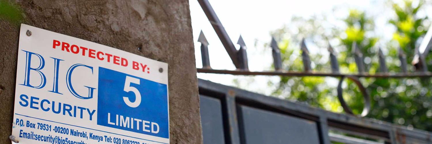 Big 5 Security Ltd banner