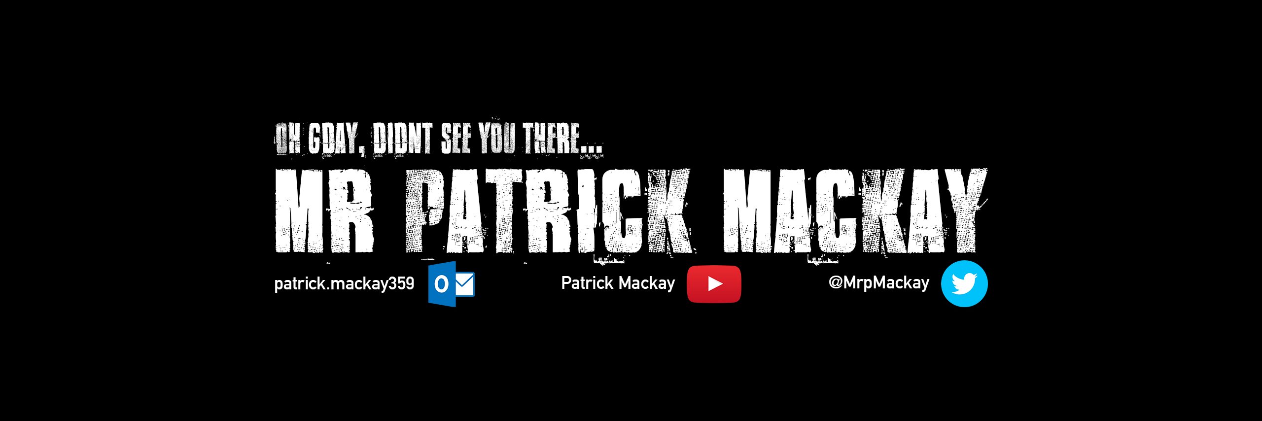 MrPMackay's profile banner image