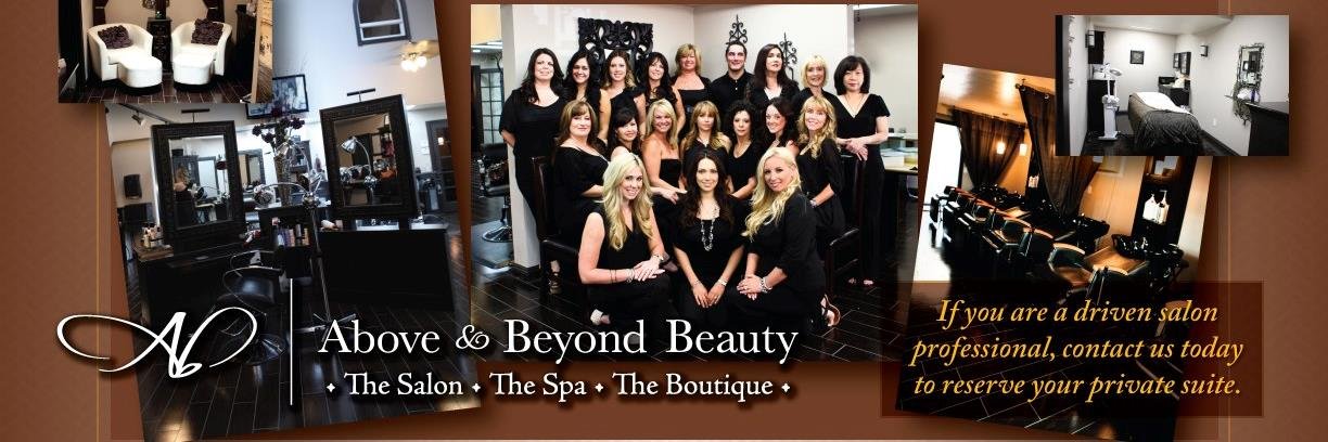 Above & Beyond Salon banner