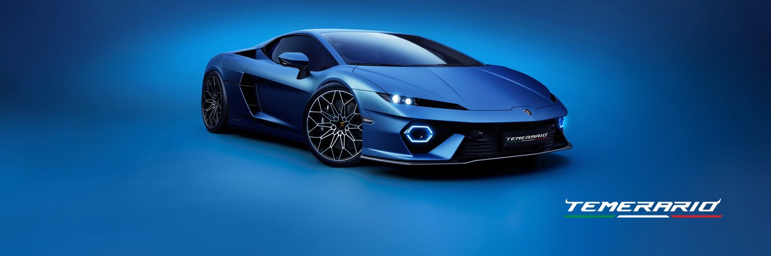 Lamborghini's banner