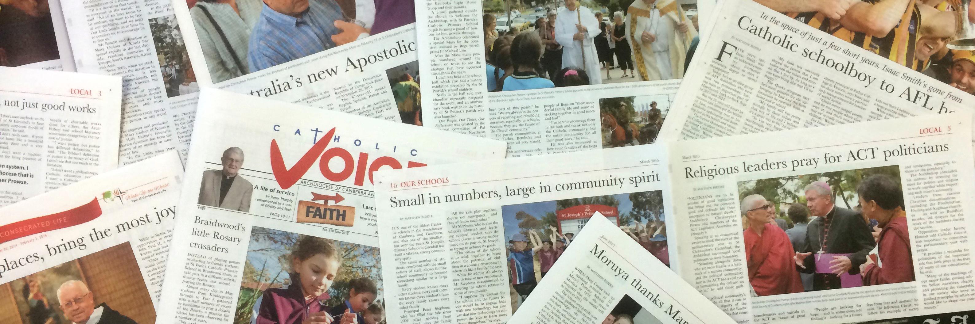 Catholic Voice banner