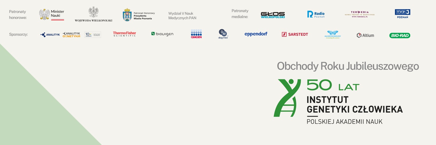 Instytut Genetyki Człowieka PAN banner