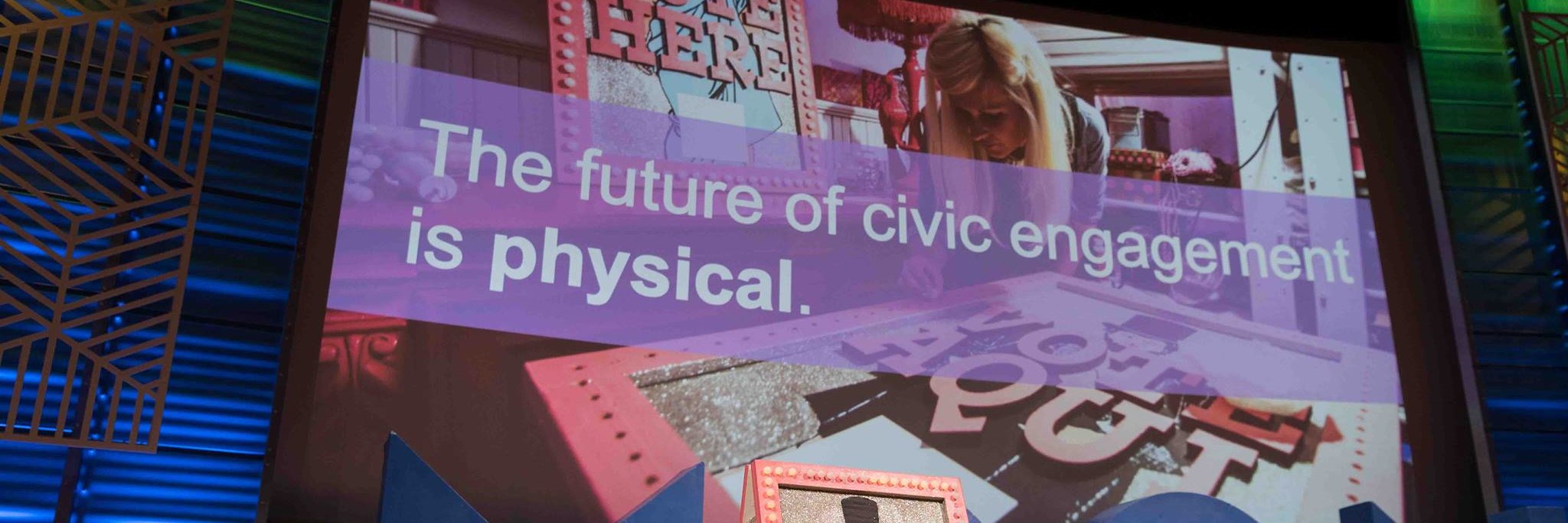 Next Stop: Democracy banner