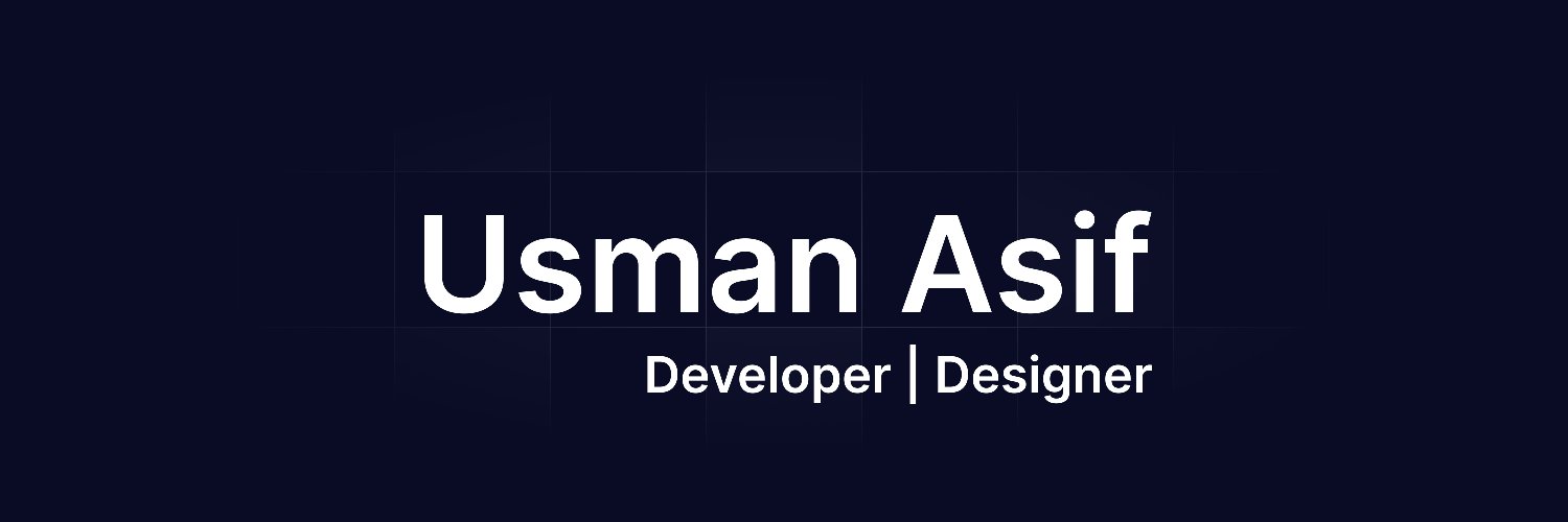 Usman Asif banner
