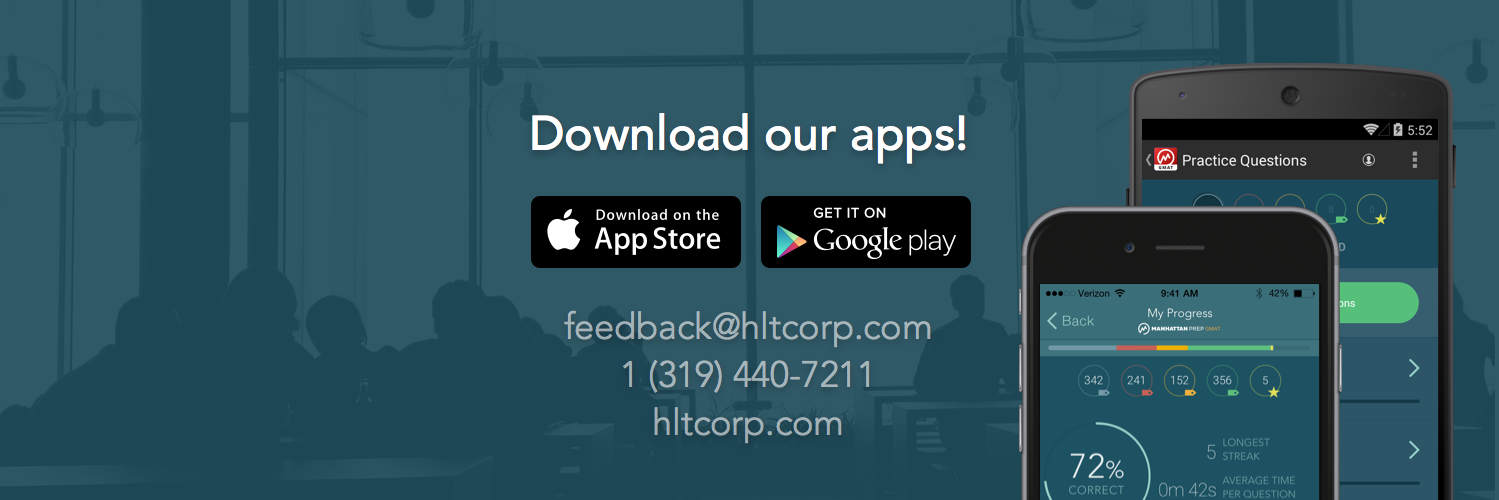 Manhattan Prep app banner