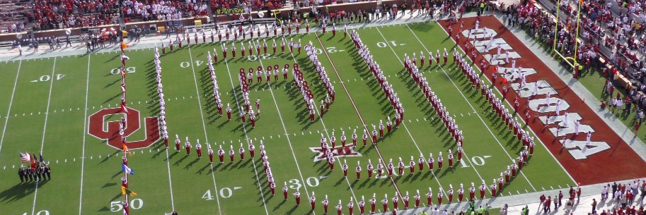 The Pride of Oklahoma banner