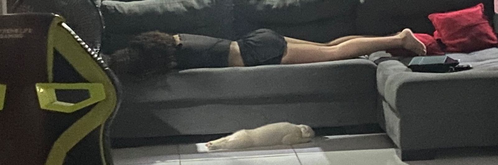 Larissa com cara de Gabriele banner