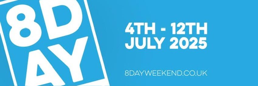 8 Day Weekend banner