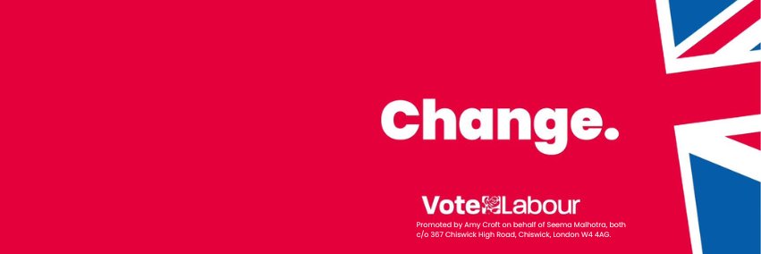 Seema Malhotra MP's banner