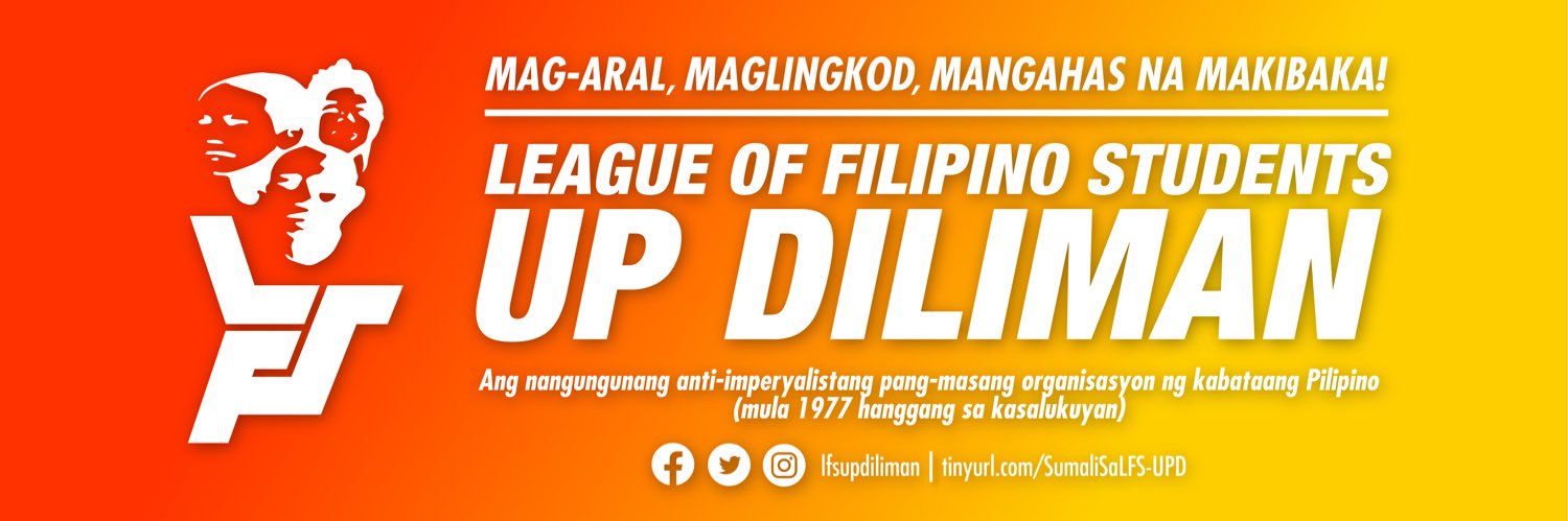 League of Filipino Students UP Diliman banner