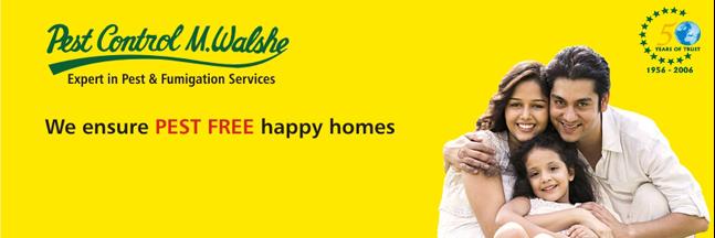 Pest Control M Walshe banner