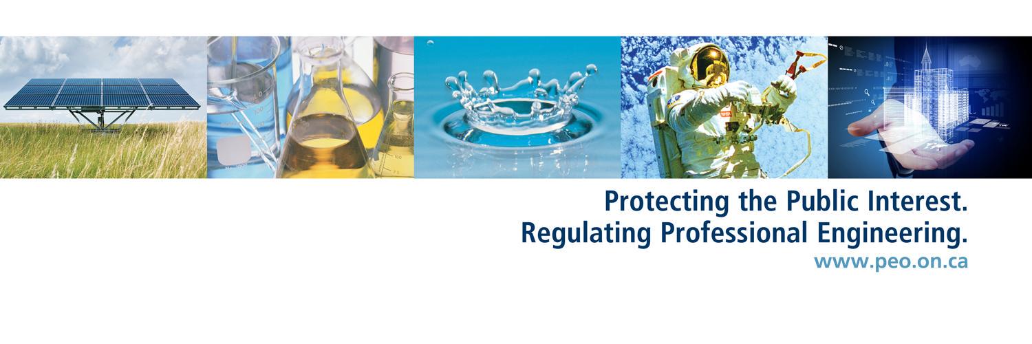 Professional Engineers Ontario (PEO) banner