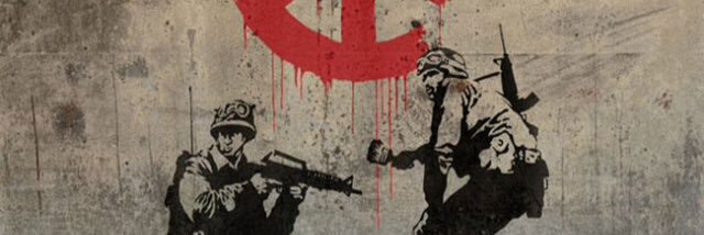 Drop Pills Not Bombs banner