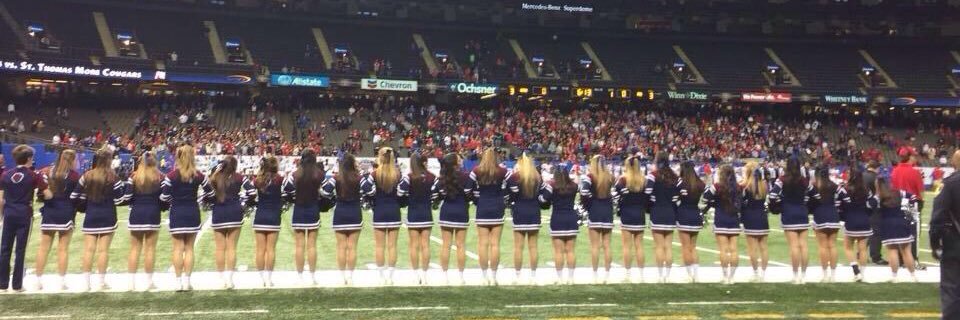 STM Varsity Cheer banner