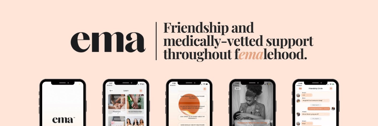Ema - the AI companion for femalehood banner