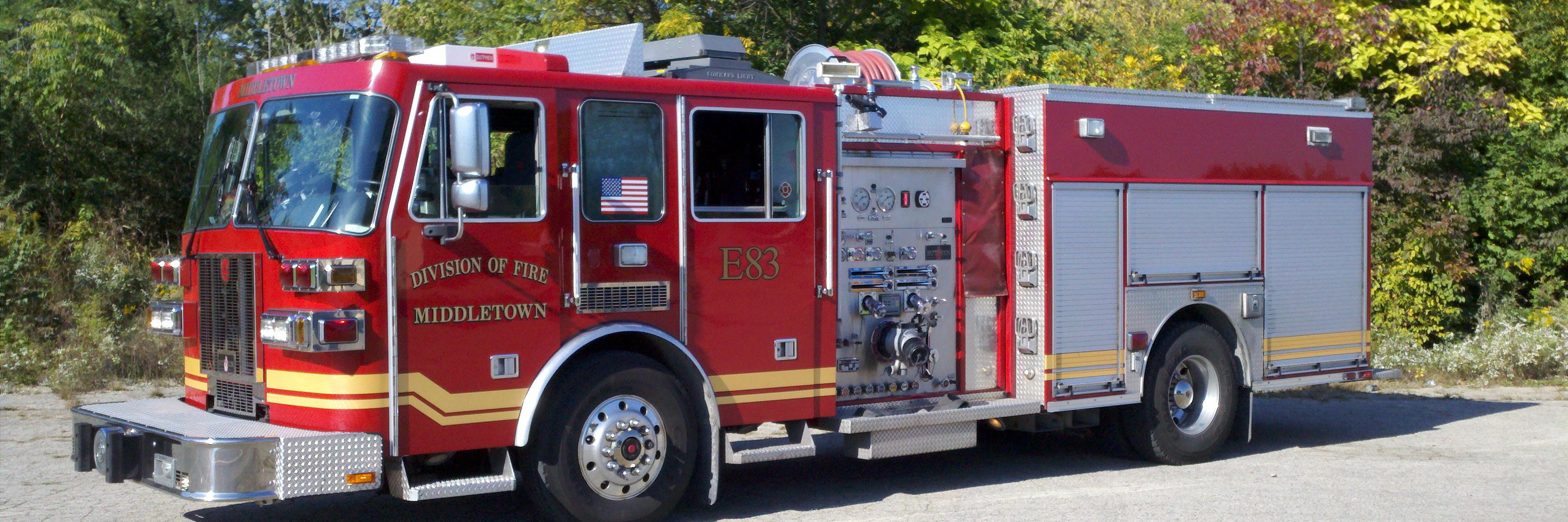 Middletown Fire banner