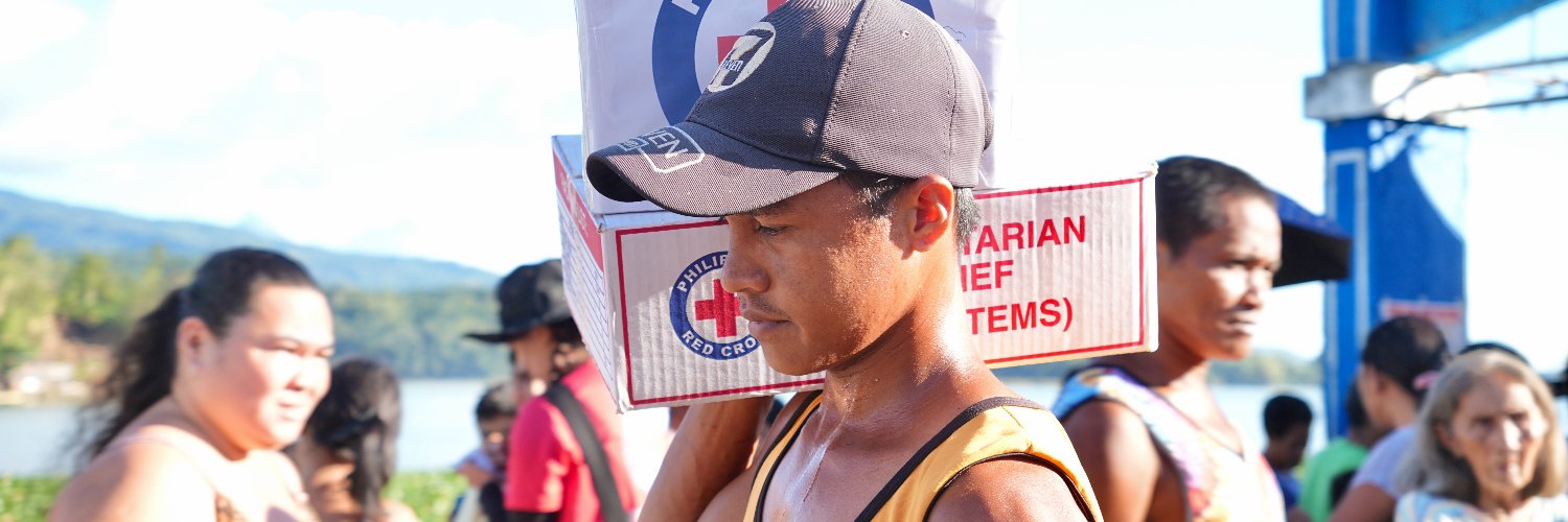 Philippine Red Cross banner