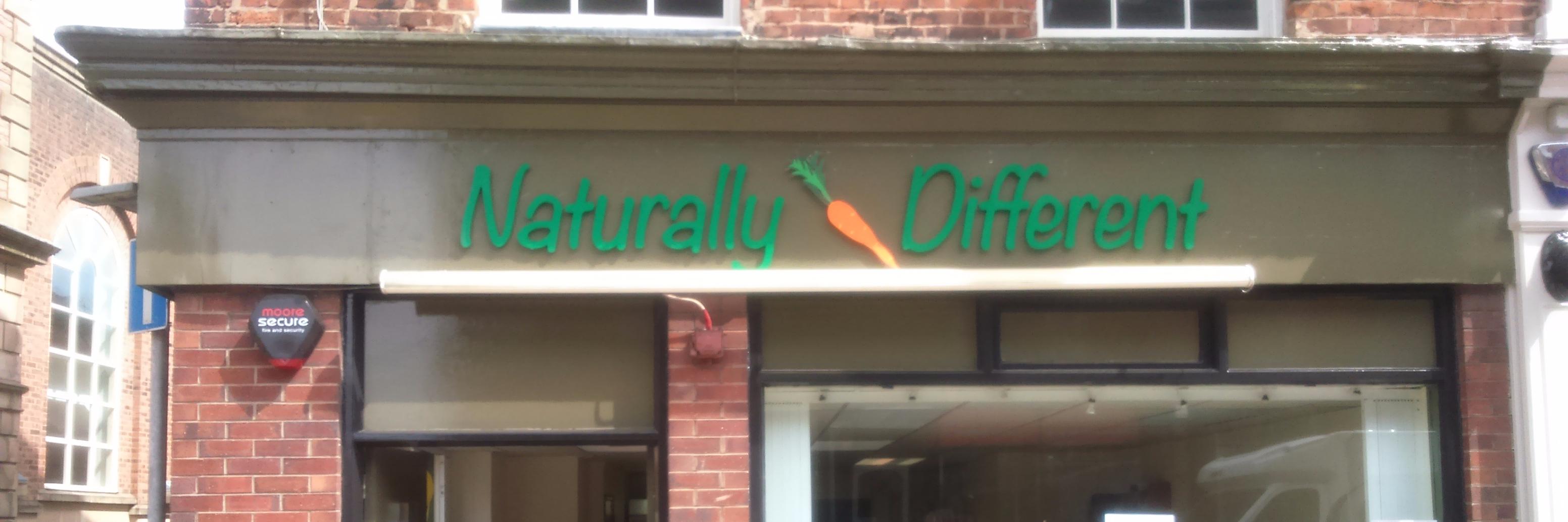 Naturally Different banner