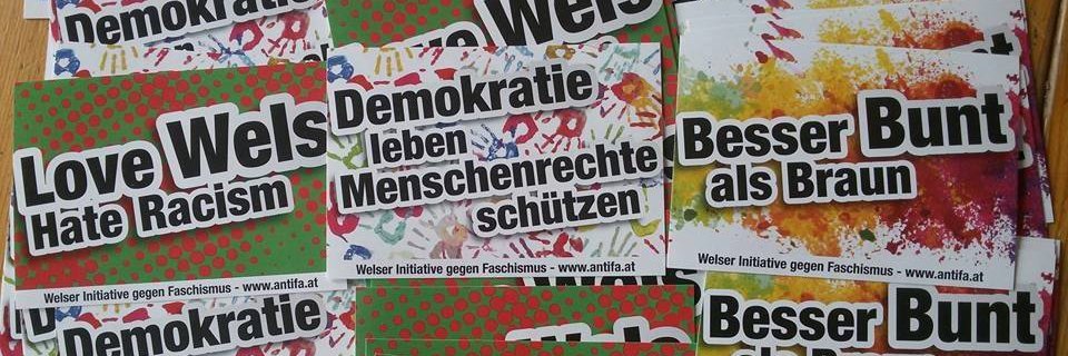 Antifa Wels banner