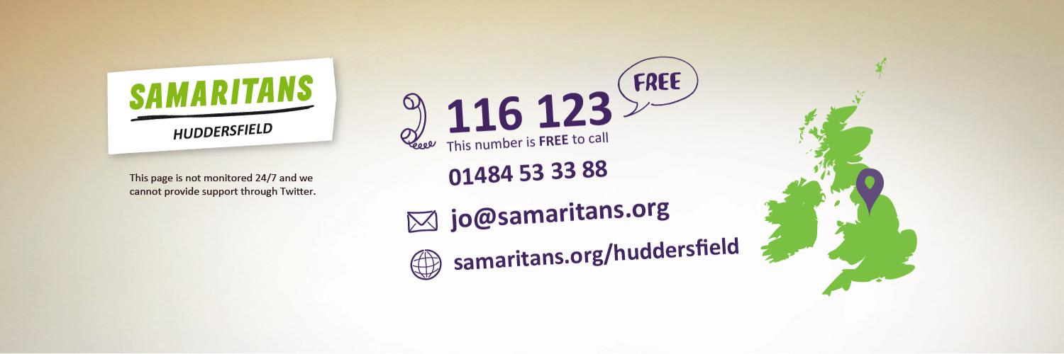 Huddersfield Samaritans banner