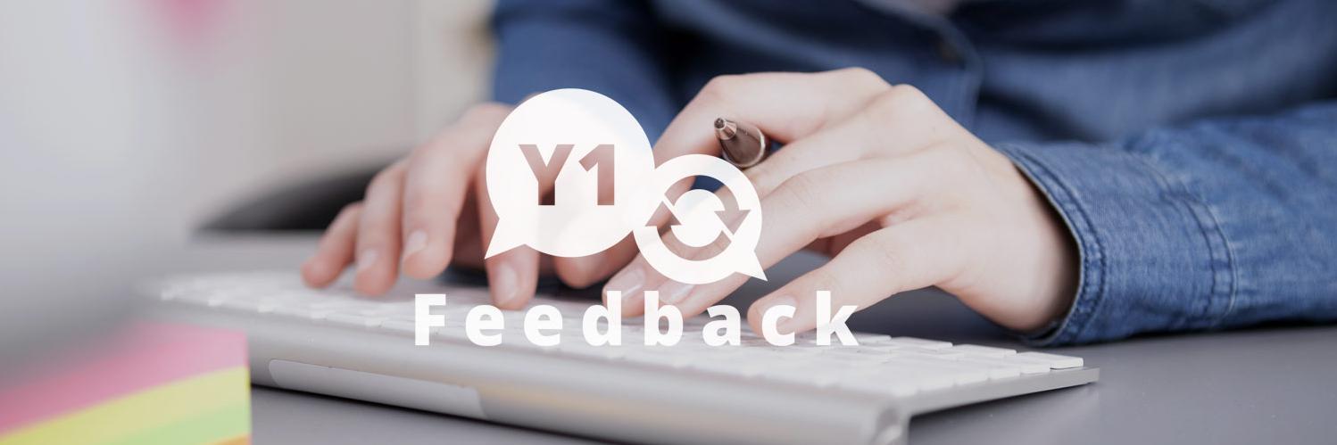 Y1Feedback banner
