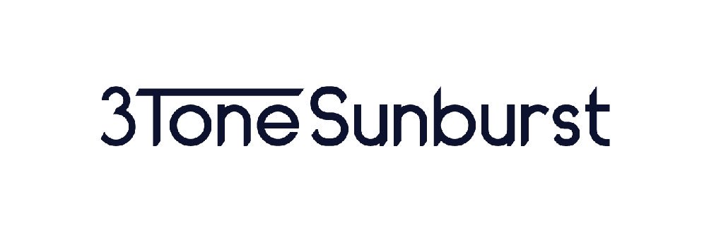 3 Tone Sunburst banner