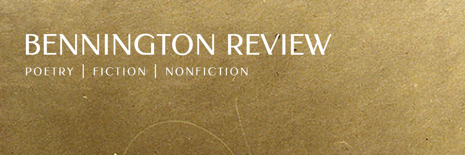 Bennington Review banner