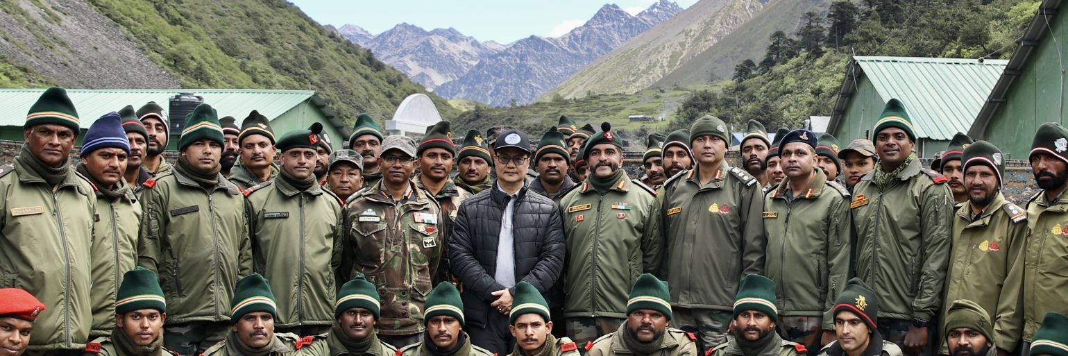 Kiren Rijiju's banner