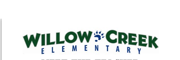 Willow Creek Elem banner